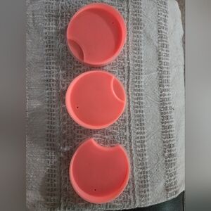 Pink Starbucks swivel replacement lids
